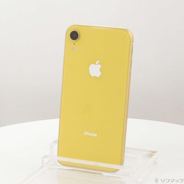 (中古)Apple iPhoneXR 128GB イエロー NT0Q2J/A SoftBank(377-ud)