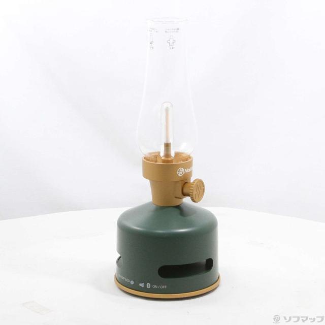 (中古)(展示品) MoriMori LED ランタンスピーカー S1 ORIGINAl GREEN(349-ud)