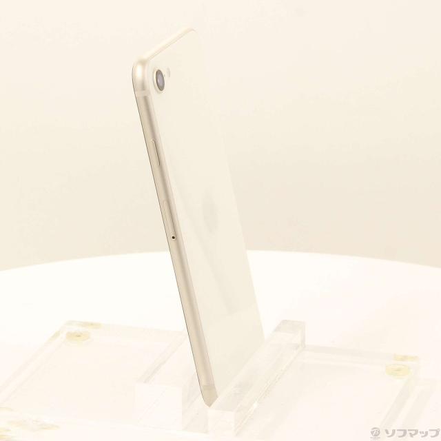(中古)Apple iPhone SE 第3世代 64GB スターライト MMYD3J/A SIMフリー(262-ud)