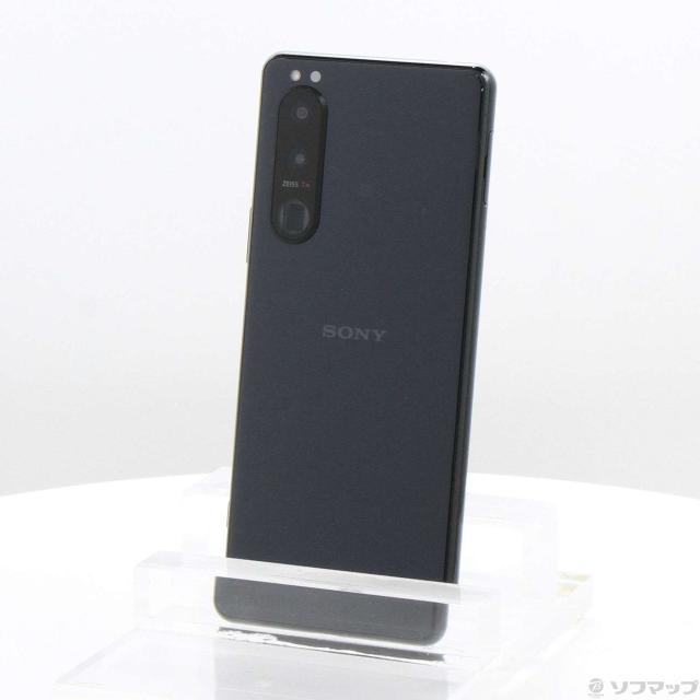 (中古)SONY Xperia 5 III 256GB ブラック XQ-BQ42-B2JPCX0 SIMフリー(349-ud)