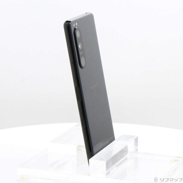 (中古)SONY Xperia 5 III 256GB ブラック XQ-BQ42-B2JPCX0 SIMフリー(349-ud)_3