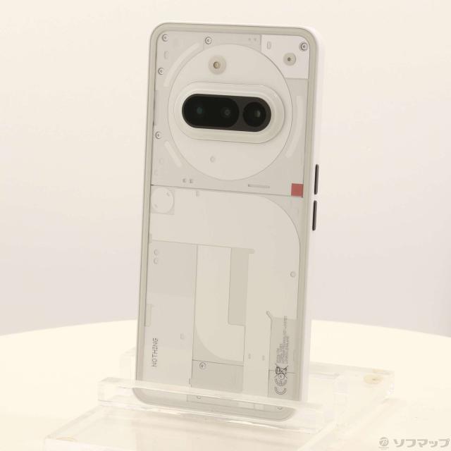 (中古)Nothing Phone (3a) 128GB ホワイト A10400155 SIMフリー(262-ud)