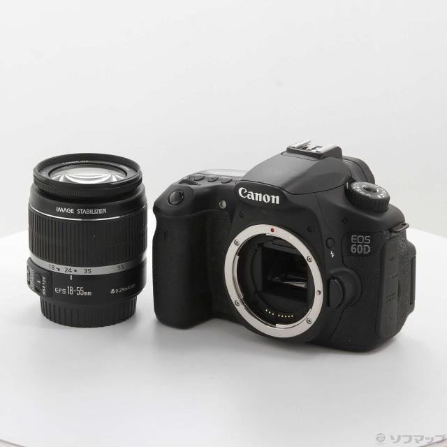 (中古)Canon EOS 60D EF-S18-55 IS レンズキット (1800万画素/SDXC)(196-ud)