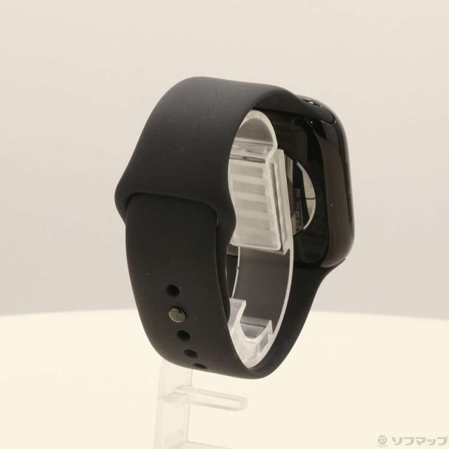 (中古)Apple Apple Watch Series 11 GPS 46mm ジェットブラックアルミニウムケース ブラックスポーツバンド(196-ud)_2
