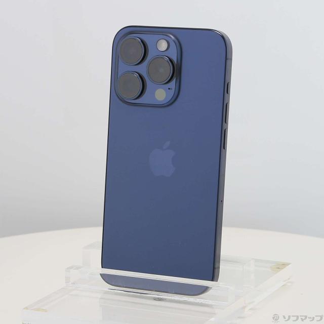 中古)Apple iPhone15 Pro 128GB ブルーチタニウム MTUA3J/A SIMフリー