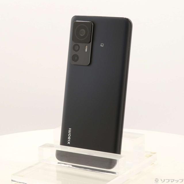 (中古)Xiaomi Xiaomi 12T Pro 256GB ブラック XMSAD2 Softbank SIMフリー(352-ud)