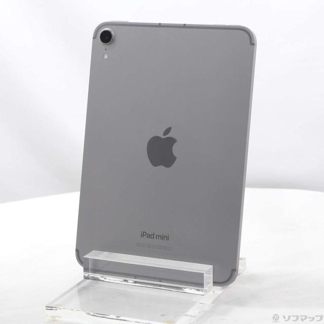 (中古)Apple iPad mini(A17 Pro) 512GB スペースグレイ MYHC3J/A SIMフリー(258-ud)