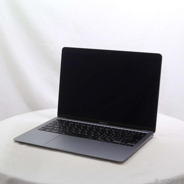 (中古)MacBook Air 13.3-inch Late-2020 MGN63J/A M1 8コアCPU_7コアGPU 16GB SSD256GB スペースグレイ (15.3 Sequoia)(295-ud)