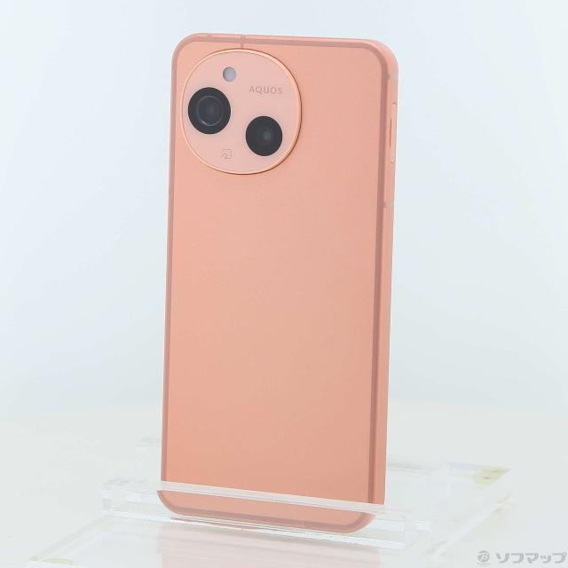 中古)SHARP AQUOS sense9 128GB コーラル SHG14 au SIMフリー(349-ud