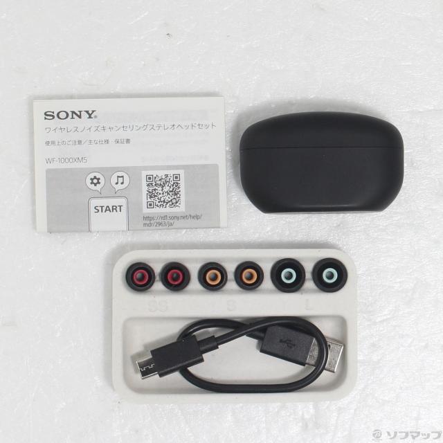 (中古)SONY WF-1000XM5 ブラック(344-ud)_4