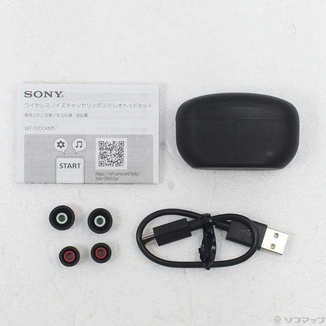 中古)SONY WF-1000XM5 ブラック(198-ud) 【公式通販】