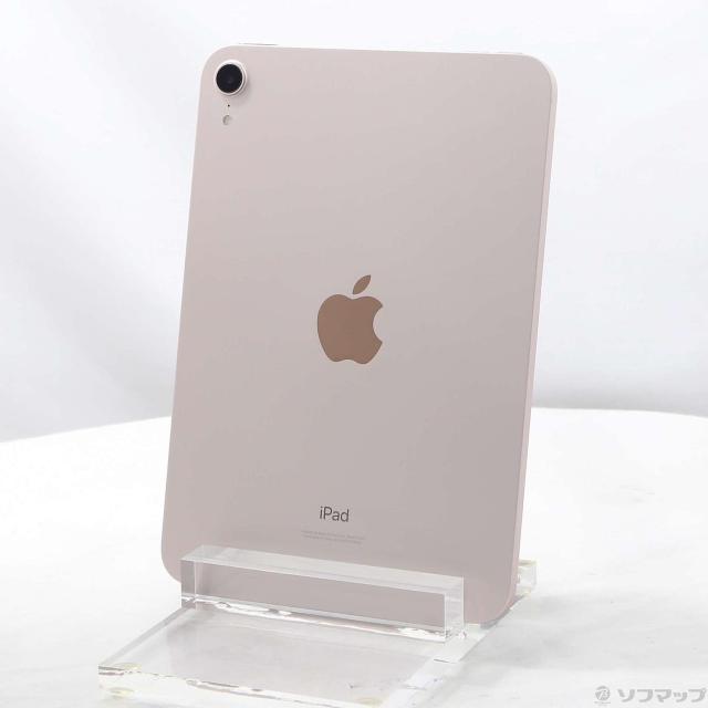 中古)Apple iPad mini 第6世代 64GB ピンク MLWL3J/A Wi-Fi(348-ud