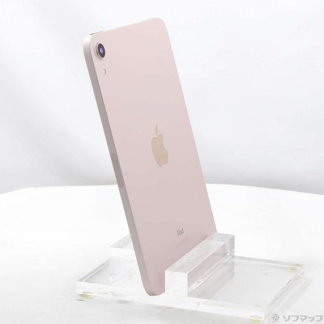 中古)Apple iPad mini 第6世代 64GB ピンク MLWL3J/A Wi-Fi(348-ud