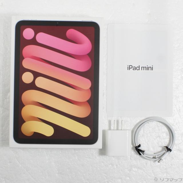 中古)Apple iPad mini 第6世代 64GB ピンク MLWL3J/A Wi-Fi(348-ud