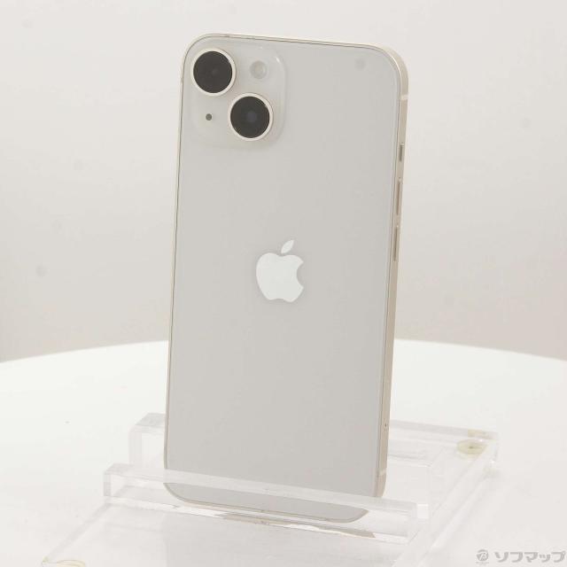 (中古)Apple iPhone14 128GB スターライト MPUQ3J/A SIMフリー(368-ud)