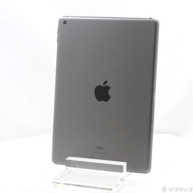 中古)Apple iPad 第7世代 32GB スペースグレイ MW742J/A Wi-Fi(349-ud 