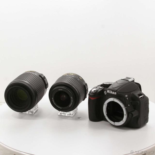 中古)Nikon Nikon D3100 18-55/55-200mm Wズームキット(1420万画素