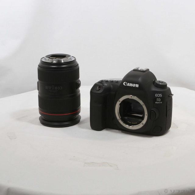 (中古)Canon (展示品) EOS 5D MarkIV EF24-105L IS II USM レンズキット (3040万画素)(262-ud)