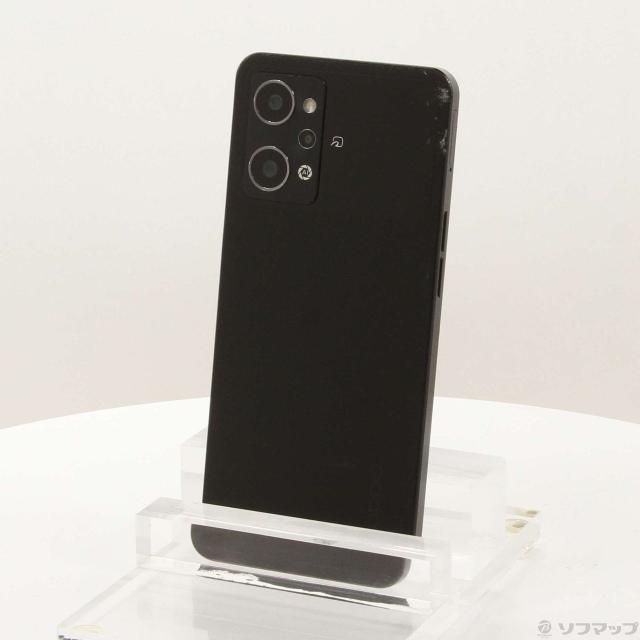 (中古)ワイモバイル OPPO Reno9 A 128GB ナイトブラック A301OP Y!mobile SIMフリー(377-ud)