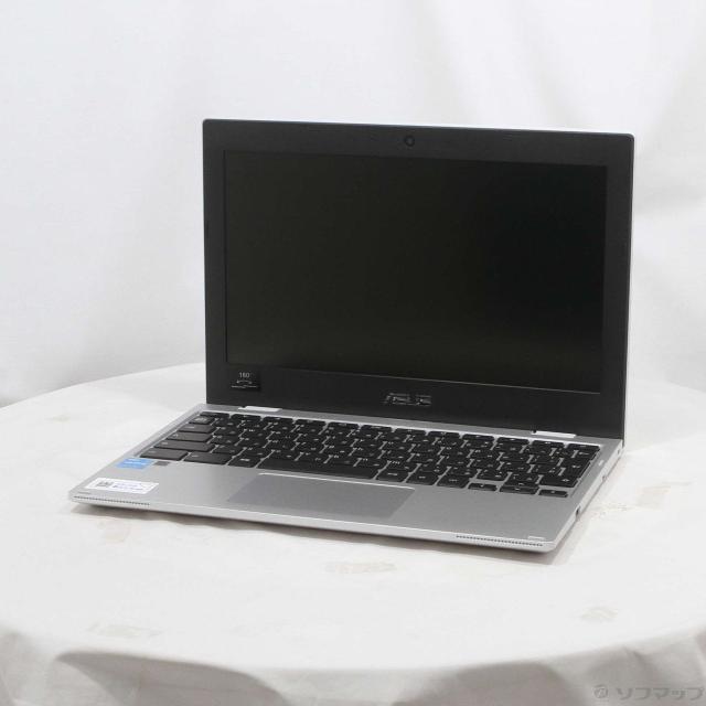 (中古)ASUS Chromebook CX1 CX1102CKA-N00010 トランスペアレントシルバー(198-ud)