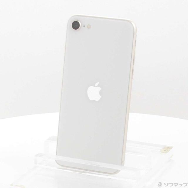 (中古)Apple iPhone SE 第3世代 64GB スターライト MMYD3J/A SIMフリー(305-ud)
