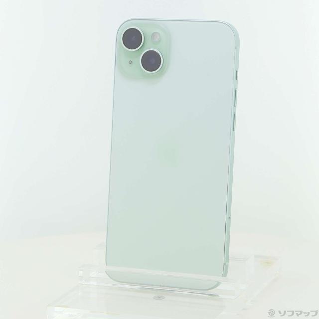 (中古)Apple iPhone15 Plus 256GB グリーン NU0Q3J/A SIMフリー(276-ud)