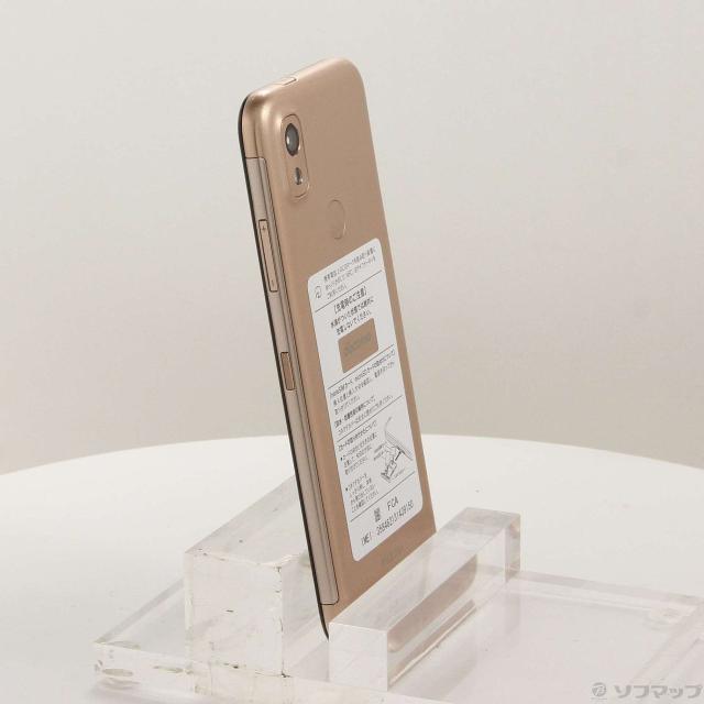 (中古)KYOCERA あんしんスマホ 64GB ピンクゴールド KY-51B docomo SIMフリー(269-ud)_3