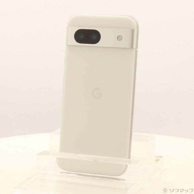 中古)GOOGLE Google Pixel 8a 128GB ポーセリン GA049 au SIMフリー 