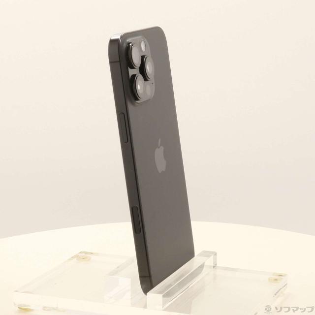 (中古)Apple iPhone16 Pro Max 256GB ブラックチタニウム MYWG3J/A SIMフリー(377-ud)_3