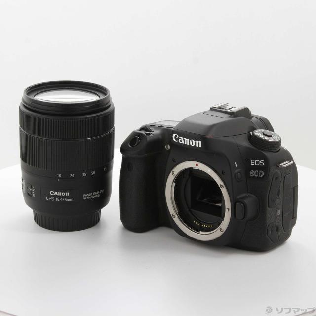 (中古)Canon EOS 80D EF-S18-135 IS USM レンズキット(352-ud)