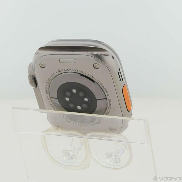 (中古)Apple Apple Watch Ultra 3 GPS + Cellular 49mm ナチュラルチタニウムケース バンド無し(297-ud)_2