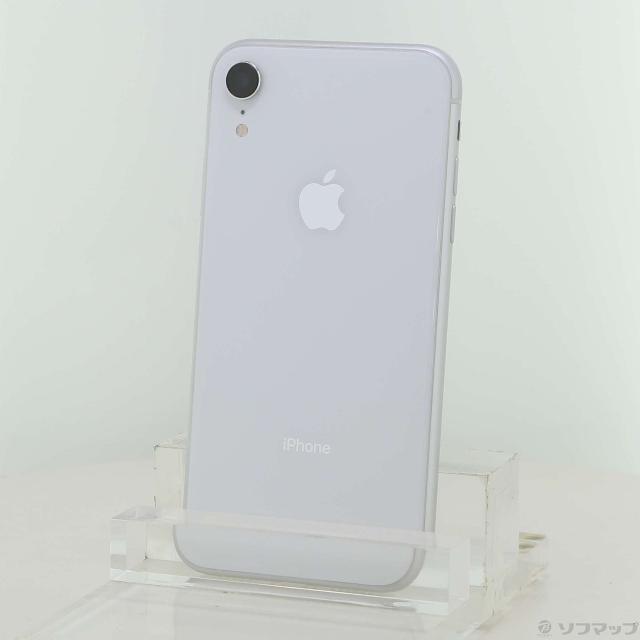 (中古)Apple iPhoneXR 64GB ホワイト NT032J/A SIMフリー(305-ud)