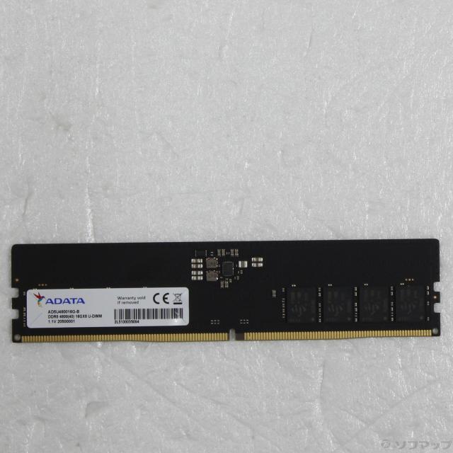 (中古)ADATA 288Pin PC5 38400 16GB デスクトップ用メモリ(262-ud)