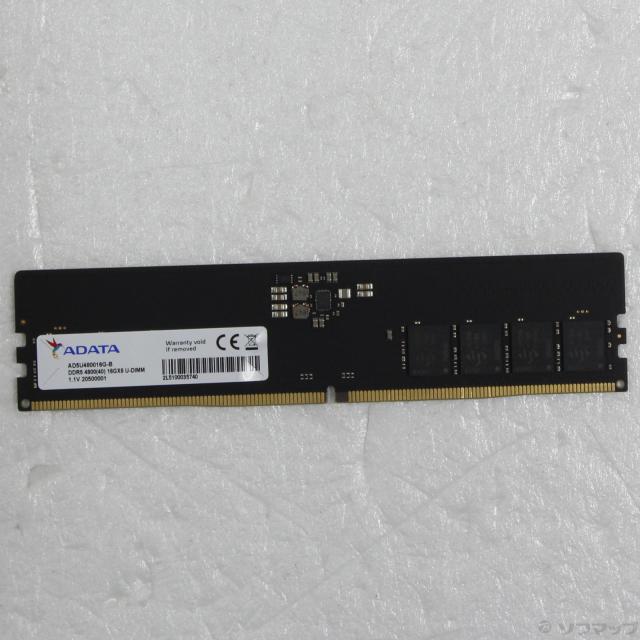 (中古)ADATA 288Pin PC5 38400 16GB デスクトップ用メモリ(262-ud)