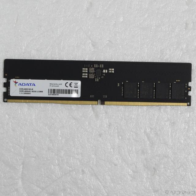 (中古)ADATA 288Pin PC5 38400 16GB デスクトップ用メモリ(262-ud)