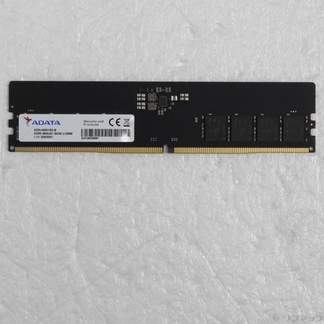 (中古)ADATA 288Pin PC5 38400 16GB デスクトップ用メモリ(262-ud)