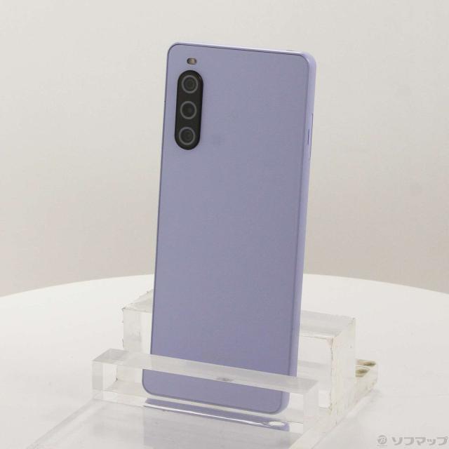 (中古)SONY Xperia 10 V 128GB ラベンダー SO-52D docomo SIMフリー(348-ud)
