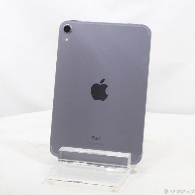 (中古)Apple iPad mini 第6世代 64GB パープル MK8E3J/A SIMフリー(377-ud)