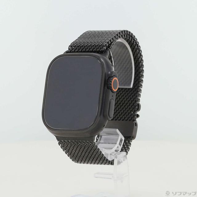 中古)Apple Apple Watch Ultra 2 GPS + Cellular 49mm ブラック 