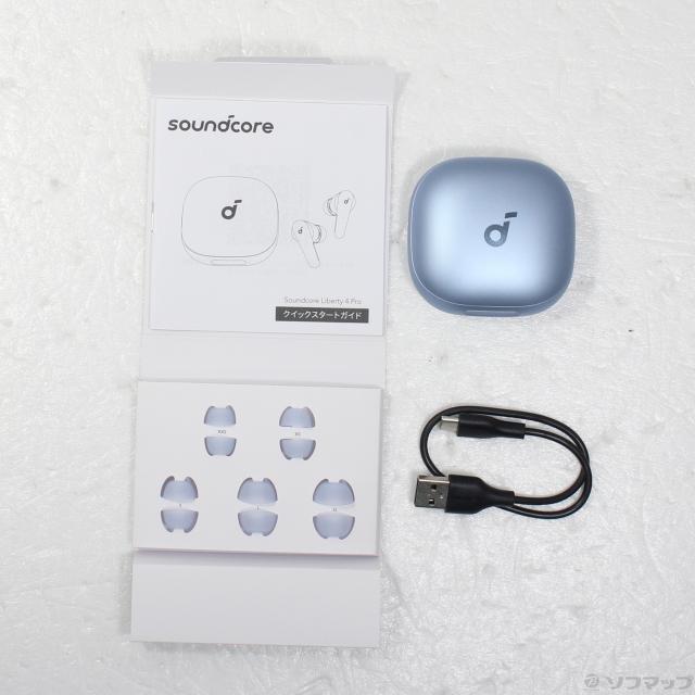 (中古)Anker Soundcore Liberty 4 Pro スカイブルー A3954N31(198-ud)_4