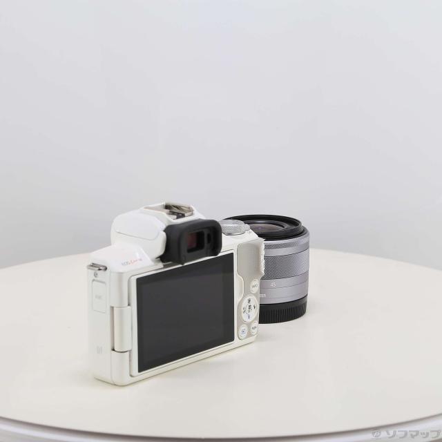 中古)Canon EOS Kiss M ダブルレンズキット ホワイト(297-ud)【公式通販】