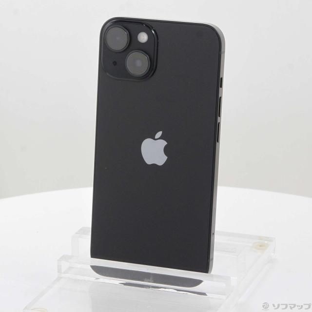 (中古)Apple iPhone14 128GB ミッドナイト MPUD3J/A SIMフリー(349-ud)