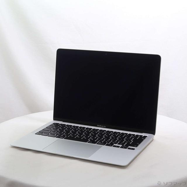 (中古)Apple MacBook Air 13.3-inch Late-2020 MGN93J/A Apple M1 8コアCPU_7コアGPU 8GB SSD256GB シルバー (14.7 Sonoma)(198-ud)