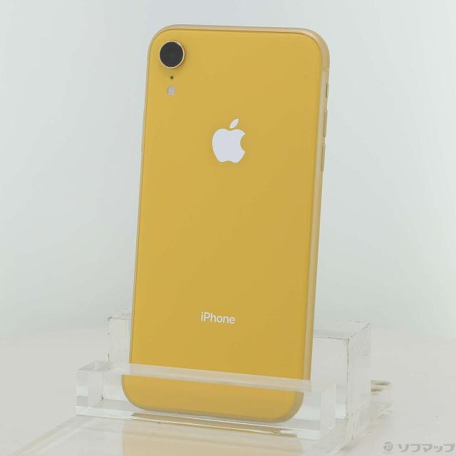 (中古)Apple iPhoneXR 64GB イエロー MT082J/A SIMフリー(305-ud)