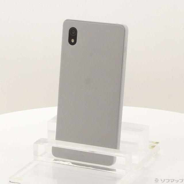 中古)SONY Xperia Ace III 64GB グレー SOG08 au SIMフリー(377-ud)の