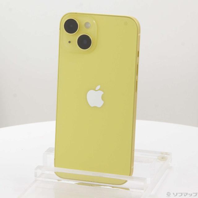 (中古)Apple iPhone14 128GB イエロー MR3Q3J/A SIMフリー(349-ud)