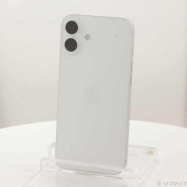 (中古)Apple iPhone16 Plus 256GB ホワイト MXVH3J/A SIMフリー(262-ud)