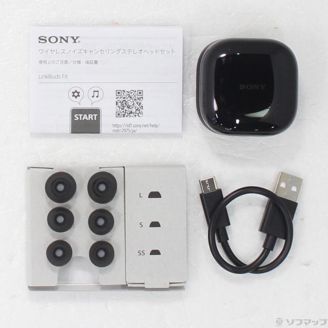 (中古)SONY LinkBuds Fit WF-LS910N BZ ブラック(349-ud)_4