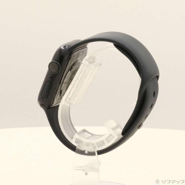 (中古)Apple Apple Watch Series 8 GPS 41mm ミッドナイトアルミニウムケース ミッドナイトスポーツバンド(198-ud)_1