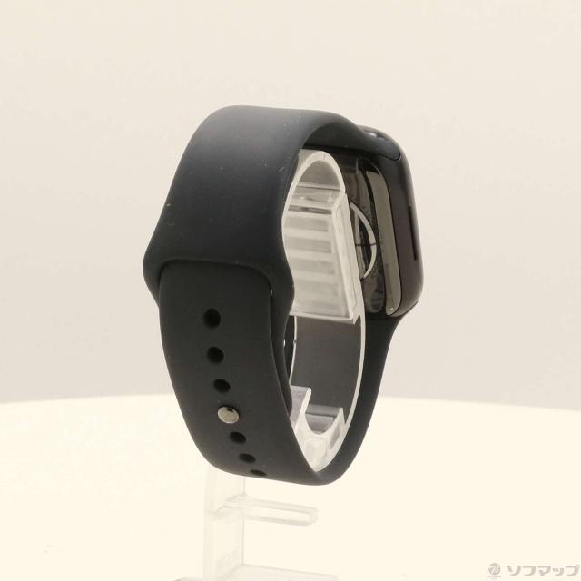 (中古)Apple Apple Watch Series 8 GPS 41mm ミッドナイトアルミニウムケース ミッドナイトスポーツバンド(198-ud)_2